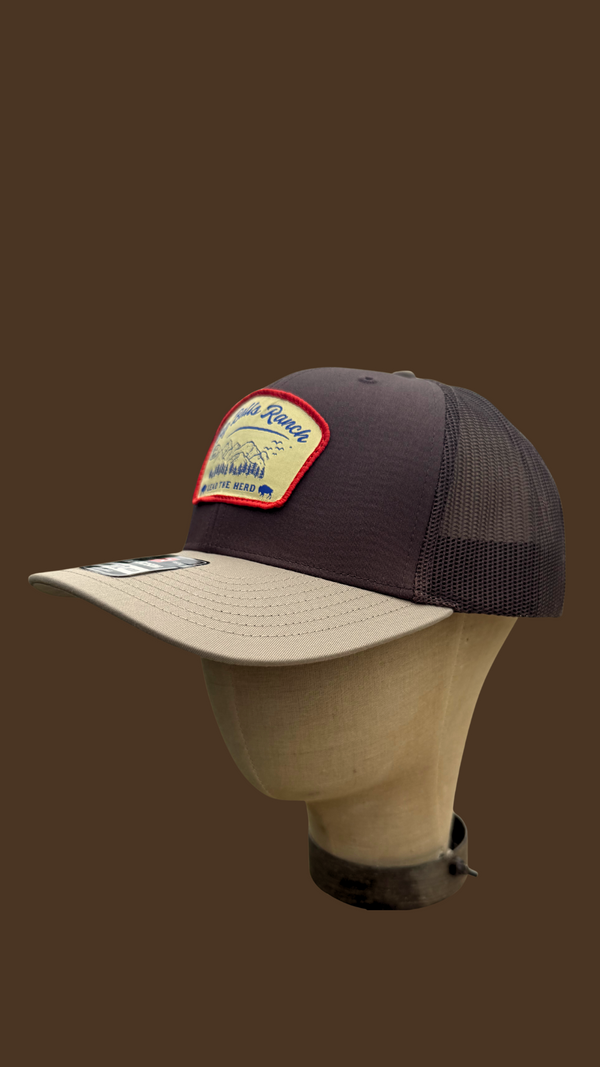 Lead The Herd Hat - Brown & Khaki
