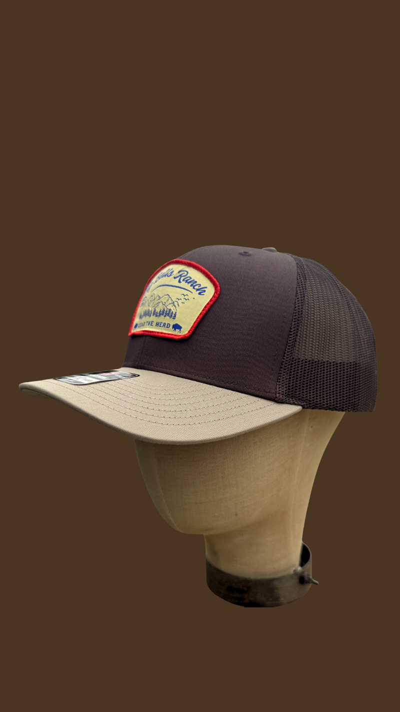 Lead The Herd Hat - Brown & Khaki