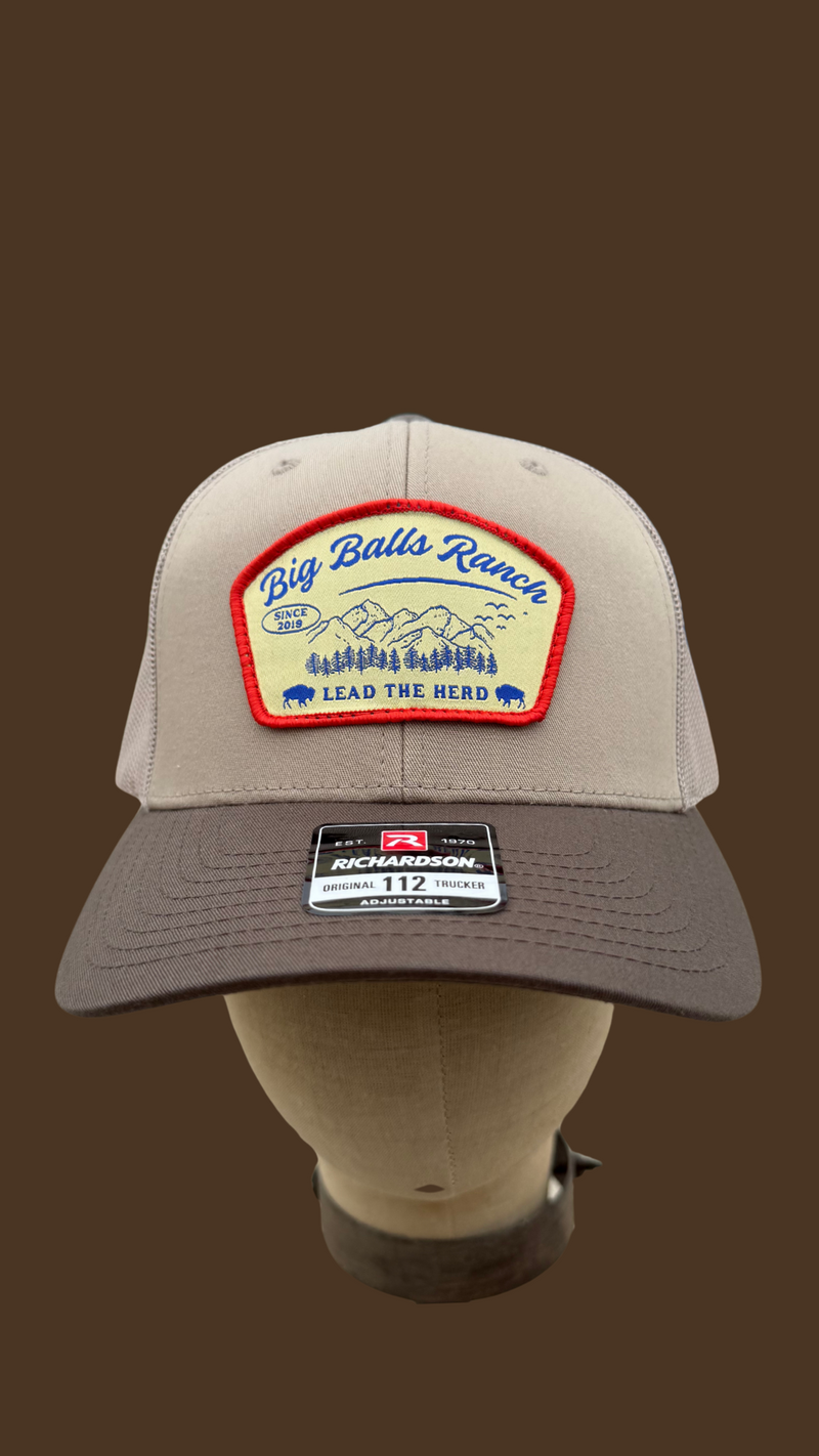 Lead The Herd Hat -  Beige and Brown