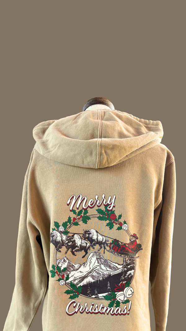 Christmas 2024 Hoodie - Sandstone