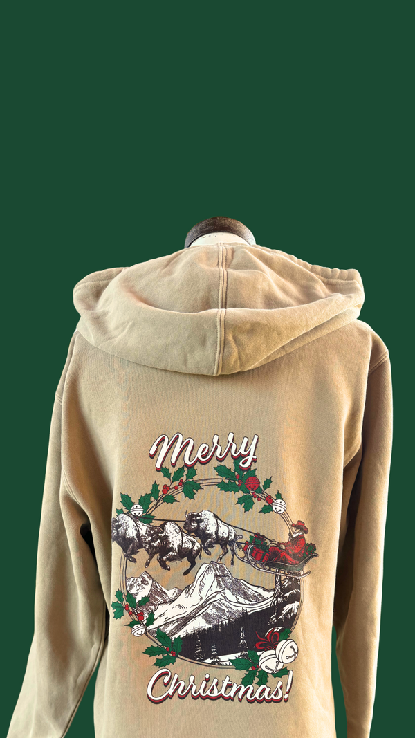 Christmas 2024 Hoodie - Sandstone