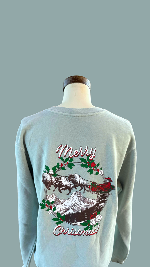 Christmas 2024 Sweatshirt - Sage