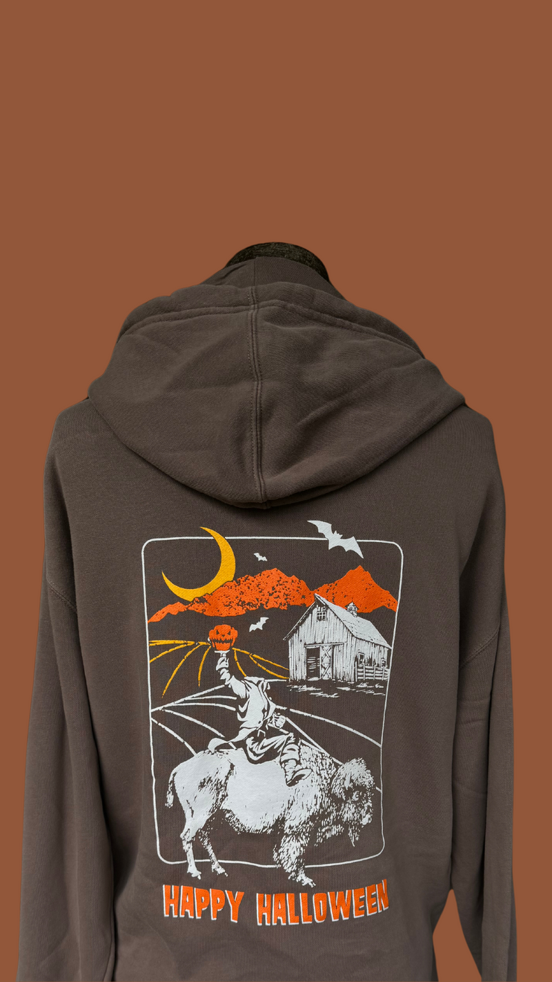 Halloween '24  Hoodie- Brown