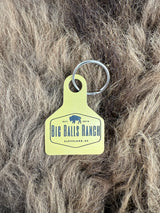 Big Balls Ranch Ear Tag Keychain