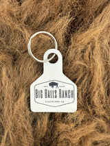 Big Balls Ranch Ear Tag Keychain
