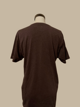 Brown Stamp Outline T-Shirt