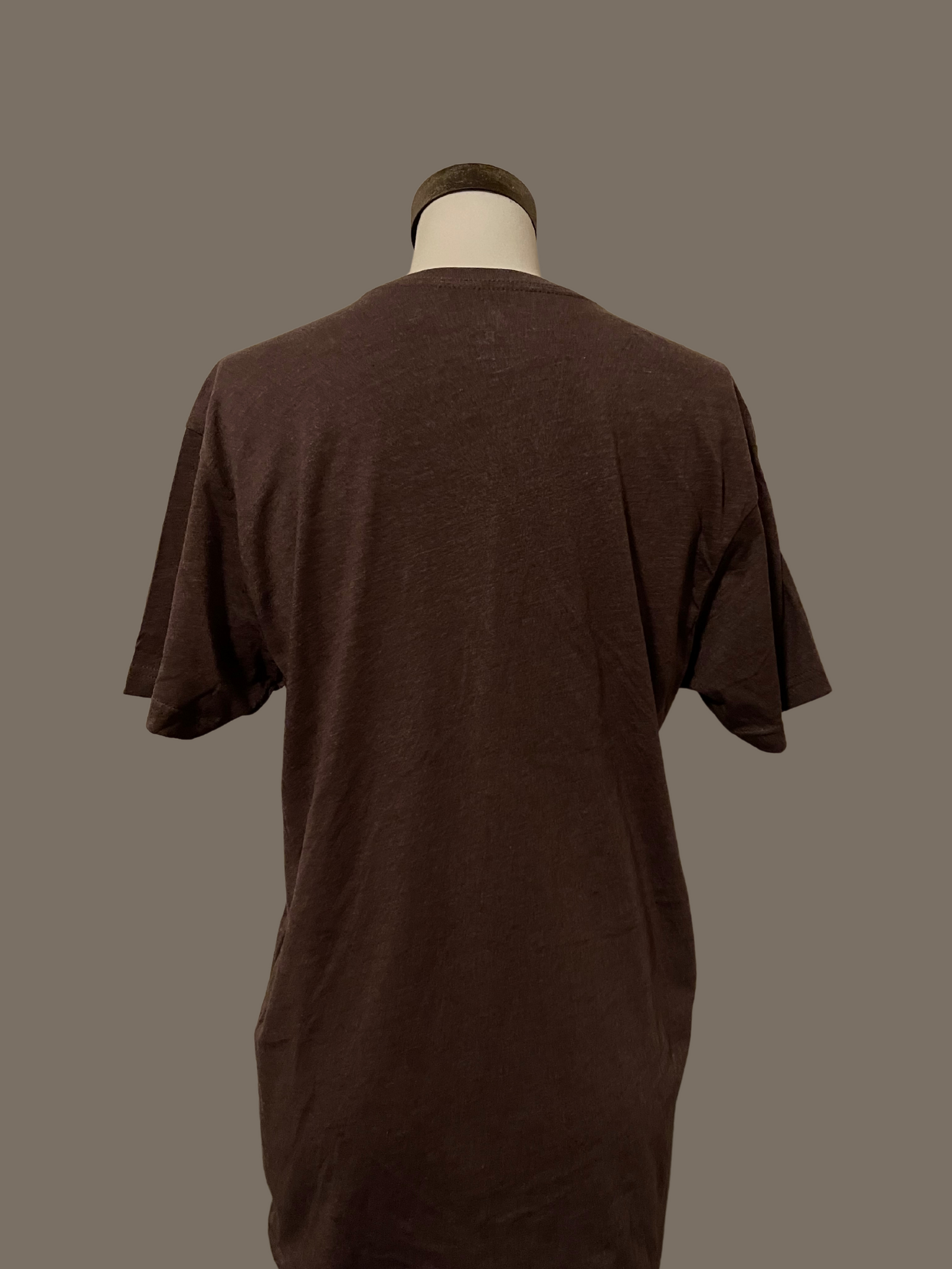 ◆BADBLOOD◆ Dark Classic Stripe T-Shirt Tobacco Brown w-tee Brown and Black Stamp T-Shirt – Big Balls Ranch